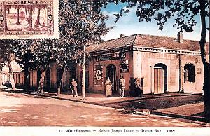 AIN BESSEM - GRANDE RUE ET MAISON PASTOR - 1939